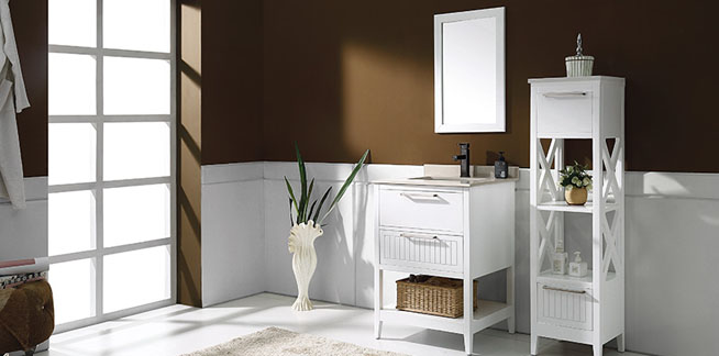 怎样选购实木浴室柜？