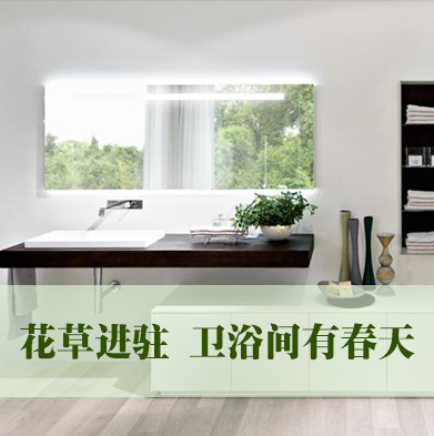 花草入驻 卫生间也有春天