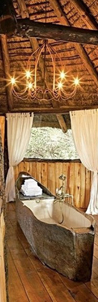 大自然森系浴缸