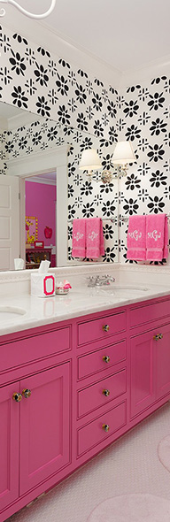 甜美风格卫生间装修效果图